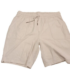 Athleta Cream Drawstring waist shorts. Size 18. New without tags.